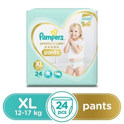 Buy Pampers Diaper Pants XL 34's Online - Lulu Hypermarket India